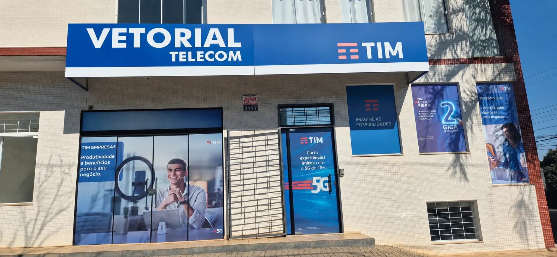 Fachada da Vetorial Telecom em Londrina, Paraná.